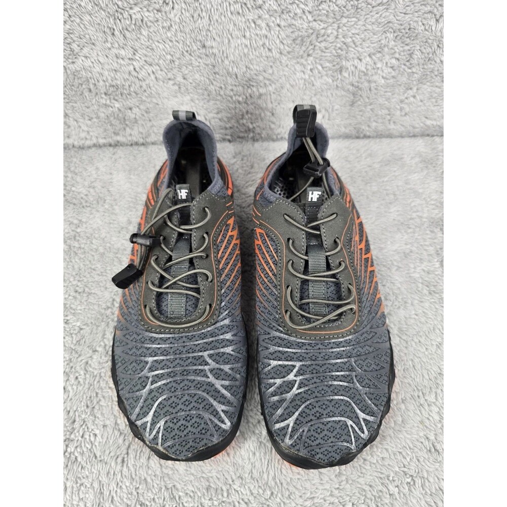 Hike Footwear HF Lorax Pro Sz 9 Gray Orange Non Slip Barefoot Shoe - Picture 2 of 8